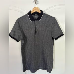 Theory Geometric Knit Polo